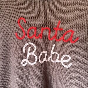 Wooden Ships Santa Babe Knit Sweater Mohair Wool Womens Size M Oversized Slouchy